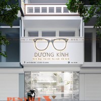 Thiết kế tiệm kính mắt Dương Kính hiện đại 